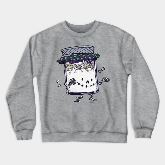 Skull Jam Crewneck Sweatshirt by nickv47